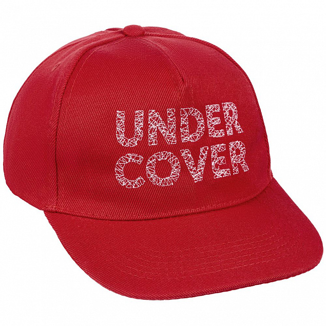 Бейсболка с вышивкой Undercover, красная с логотипом в Нефтекамске заказать по выгодной цене в кибермаркете AvroraStore