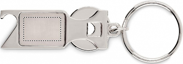 Брелок для ключей Euro Token с логотипом в Нефтекамске заказать по выгодной цене в кибермаркете AvroraStore