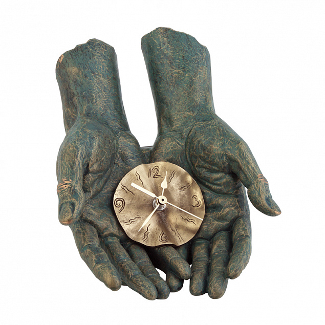 Скульптура "Время в твоих руках" с логотипом в Нефтекамске заказать по выгодной цене в кибермаркете AvroraStore