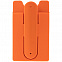 Чехол для карты на телефон Carver, оранжевый с логотипом в Нефтекамске заказать по выгодной цене в кибермаркете AvroraStore