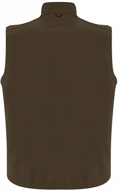 Жилет мужской софтшелл Rallye Men шоколадно-коричневый с логотипом в Нефтекамске заказать по выгодной цене в кибермаркете AvroraStore