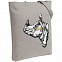 Холщовая сумка NosoRock, серая с логотипом в Нефтекамске заказать по выгодной цене в кибермаркете AvroraStore