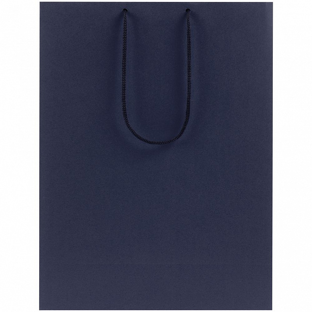 Пакет бумажный Porta XL, темно-синий с логотипом в Нефтекамске заказать по выгодной цене в кибермаркете AvroraStore