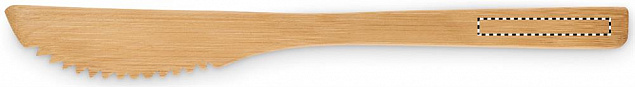 Набор столовых приборов бамбук с логотипом в Нефтекамске заказать по выгодной цене в кибермаркете AvroraStore