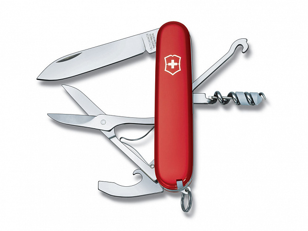 Нож перочинный «Compact», 91 мм, 15 функций с логотипом в Нефтекамске заказать по выгодной цене в кибермаркете AvroraStore