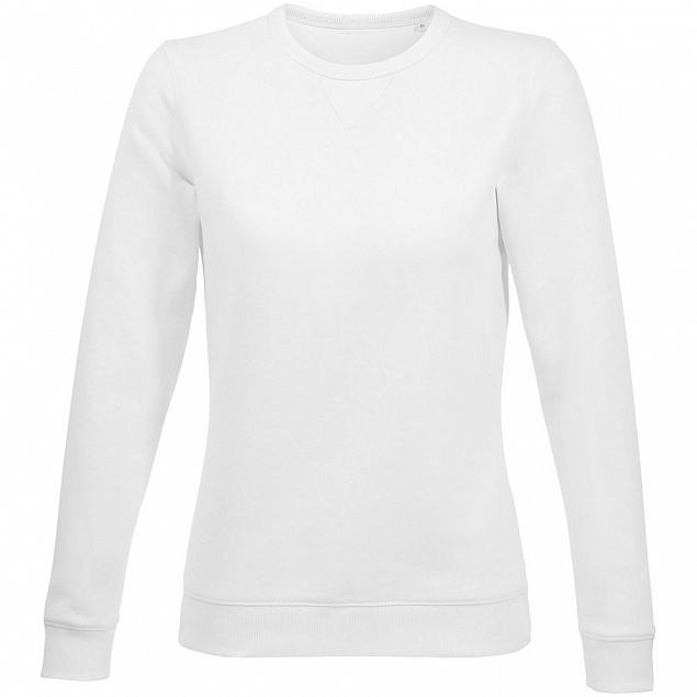 Толстовка женская Sully Women, белая с логотипом в Нефтекамске заказать по выгодной цене в кибермаркете AvroraStore
