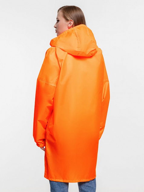 Дождевик Rainman Zip, оранжевый неон с логотипом в Нефтекамске заказать по выгодной цене в кибермаркете AvroraStore
