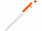 Ручка шариковая Этюд, белый/оранжевый с логотипом в Нефтекамске заказать по выгодной цене в кибермаркете AvroraStore