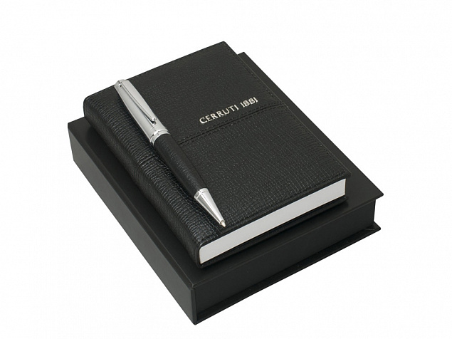 Подарочный набор: блокнот A6, ручка шариковая с логотипом в Нефтекамске заказать по выгодной цене в кибермаркете AvroraStore