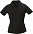 Рубашка поло стретч женская ALBATROSS, черная с логотипом в Нефтекамске заказать по выгодной цене в кибермаркете AvroraStore