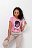 Футболка женская «Меламед. Prince», розовая с логотипом в Нефтекамске заказать по выгодной цене в кибермаркете AvroraStore