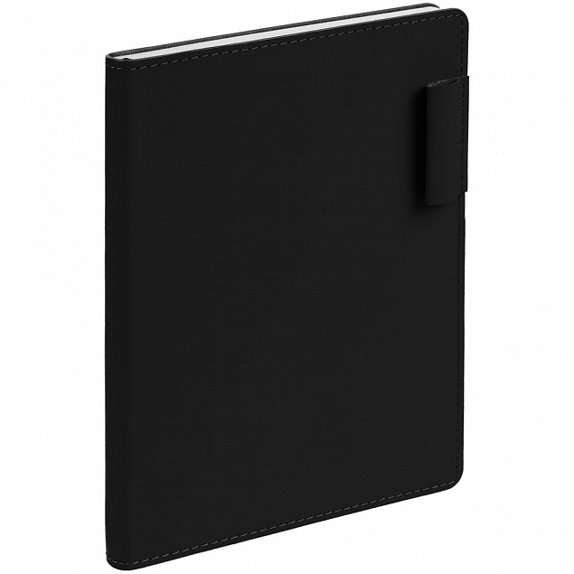 Ежедневник Tact, недатированный, черный с логотипом в Нефтекамске заказать по выгодной цене в кибермаркете AvroraStore