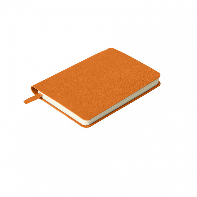 Ежедневник недатированный SALLY, A6, оранжевый, кремовый блок с логотипом в Нефтекамске заказать по выгодной цене в кибермаркете AvroraStore