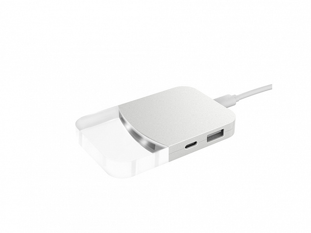 USB хаб Mini iLO Hub с логотипом в Нефтекамске заказать по выгодной цене в кибермаркете AvroraStore