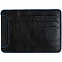 Чехол для карточек Arrival, черный с синим с логотипом в Нефтекамске заказать по выгодной цене в кибермаркете AvroraStore