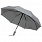 Зонт складной Hard Work, серый с логотипом в Нефтекамске заказать по выгодной цене в кибермаркете AvroraStore