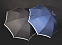 Зонт-трость Unit Reflect, черный с логотипом в Нефтекамске заказать по выгодной цене в кибермаркете AvroraStore