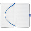 Ежедневник Loop, недатированный, синий с логотипом в Нефтекамске заказать по выгодной цене в кибермаркете AvroraStore
