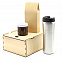 Подарочный набор Ирвин, серебристый (черный чай, мед с фундуком и какао) с логотипом в Нефтекамске заказать по выгодной цене в кибермаркете AvroraStore