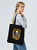 Холщовая сумка «Хемингуэй», черная с логотипом в Нефтекамске заказать по выгодной цене в кибермаркете AvroraStore