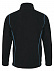 Куртка мужская NOVA MEN 200, черная с ярко-голубым с логотипом в Нефтекамске заказать по выгодной цене в кибермаркете AvroraStore