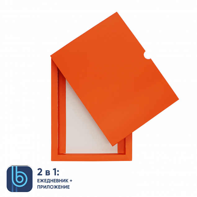 Коробка под ежедневник Bplanner (оранжевый) с логотипом в Нефтекамске заказать по выгодной цене в кибермаркете AvroraStore