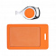 Чехол для пропуска с ретрактором Dorset, оранжевый с логотипом в Нефтекамске заказать по выгодной цене в кибермаркете AvroraStore
