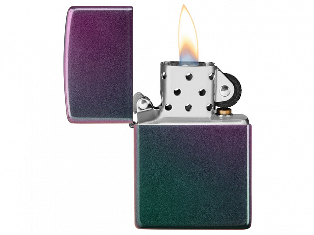 Зажигалка ZIPPO Classic с покрытием Iridescent с логотипом в Нефтекамске заказать по выгодной цене в кибермаркете AvroraStore