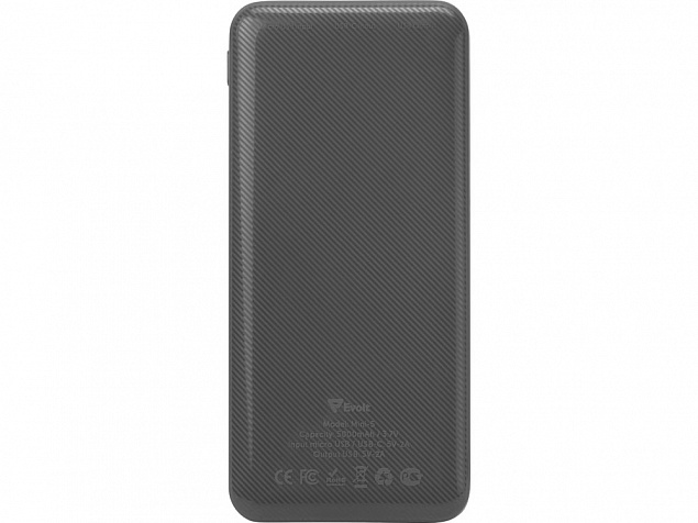 Внешний аккумулятор Evolt Mini-5, 5000 mAh, серый с логотипом в Нефтекамске заказать по выгодной цене в кибермаркете AvroraStore