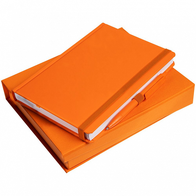 Набор Favor, оранжевый с логотипом в Нефтекамске заказать по выгодной цене в кибермаркете AvroraStore