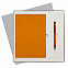 Подарочный набор Portobello/Sky оранжевый (Ежедневник недат А5, Ручка) беж. ложемент с логотипом в Нефтекамске заказать по выгодной цене в кибермаркете AvroraStore