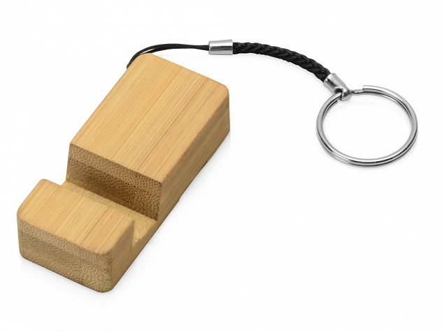 Брелок-держатель для телефона «Reed» из бамбука с логотипом в Нефтекамске заказать по выгодной цене в кибермаркете AvroraStore