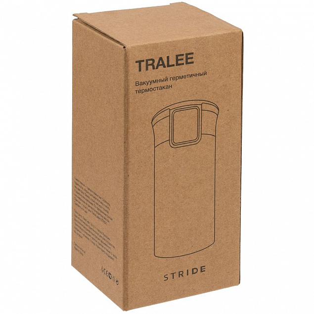 Термостакан Tralee, белый с логотипом в Нефтекамске заказать по выгодной цене в кибермаркете AvroraStore