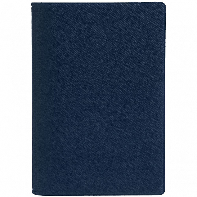 Обложка для паспорта Devon, синяя с логотипом в Нефтекамске заказать по выгодной цене в кибермаркете AvroraStore