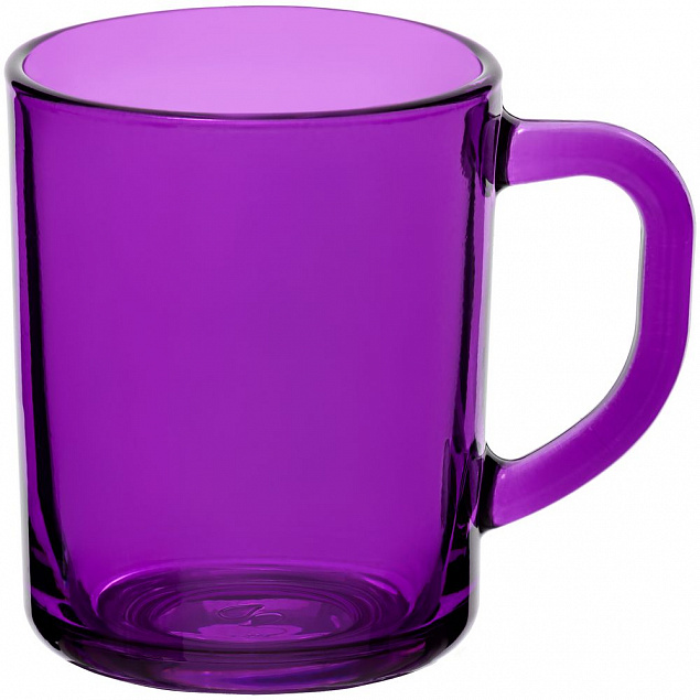 Кружка Enjoy, фиолетовая с логотипом в Нефтекамске заказать по выгодной цене в кибермаркете AvroraStore