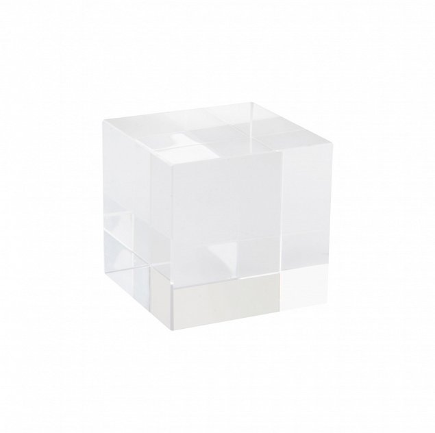 Награда Tampa - стеклянный куб с логотипом в Нефтекамске заказать по выгодной цене в кибермаркете AvroraStore