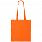 Холщовая сумка Basic 105, оранжевая с логотипом в Нефтекамске заказать по выгодной цене в кибермаркете AvroraStore