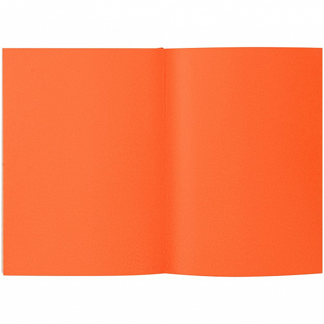 Ежедневник Flat Maxi, недатированный, оранжевый с логотипом в Нефтекамске заказать по выгодной цене в кибермаркете AvroraStore