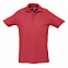 Рубашка поло мужская SPRING II,красный,4XL,100% хлопок, 210/м2 с логотипом в Нефтекамске заказать по выгодной цене в кибермаркете AvroraStore