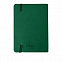 Блокнот SHADY JUNIOR с элементами планирования,  А6, зеленый, кремовый блок, темно-зеленый обрез с логотипом в Нефтекамске заказать по выгодной цене в кибермаркете AvroraStore