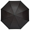 Реверсивный зонт-трость FLIPPED, черный, синий с логотипом в Нефтекамске заказать по выгодной цене в кибермаркете AvroraStore