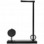 Зарядная станция с лампой Quick Trick, черная с логотипом в Нефтекамске заказать по выгодной цене в кибермаркете AvroraStore