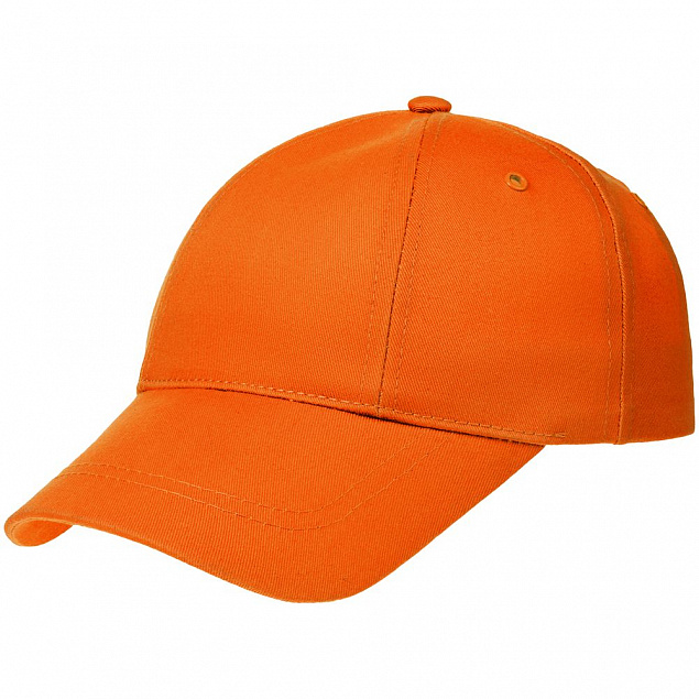 Бейсболка детская Capture Kids, оранжевая с логотипом в Нефтекамске заказать по выгодной цене в кибермаркете AvroraStore