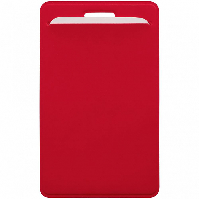 Чехол для пропуска Dorset, красный с логотипом в Нефтекамске заказать по выгодной цене в кибермаркете AvroraStore