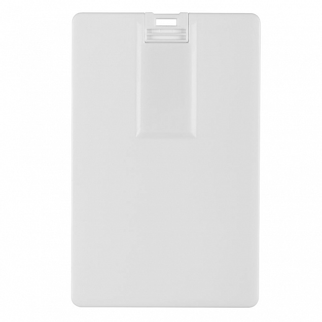 Флешка Card, 8 Гб, белая с логотипом в Нефтекамске заказать по выгодной цене в кибермаркете AvroraStore