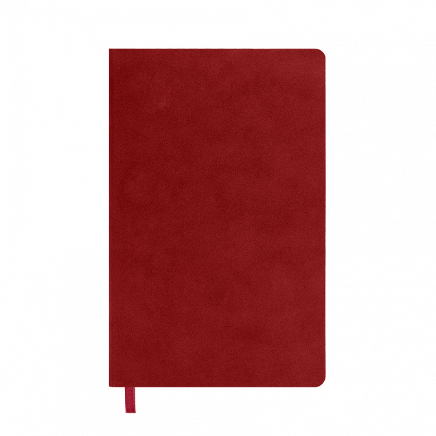 Бизнес-блокнот ALFI, A5, красный, мягкая обложка, в линейку с логотипом в Нефтекамске заказать по выгодной цене в кибермаркете AvroraStore