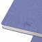 Бизнес-блокнот А5  "Provence", сиреневый, мягкая обложка, в клетку с логотипом в Нефтекамске заказать по выгодной цене в кибермаркете AvroraStore