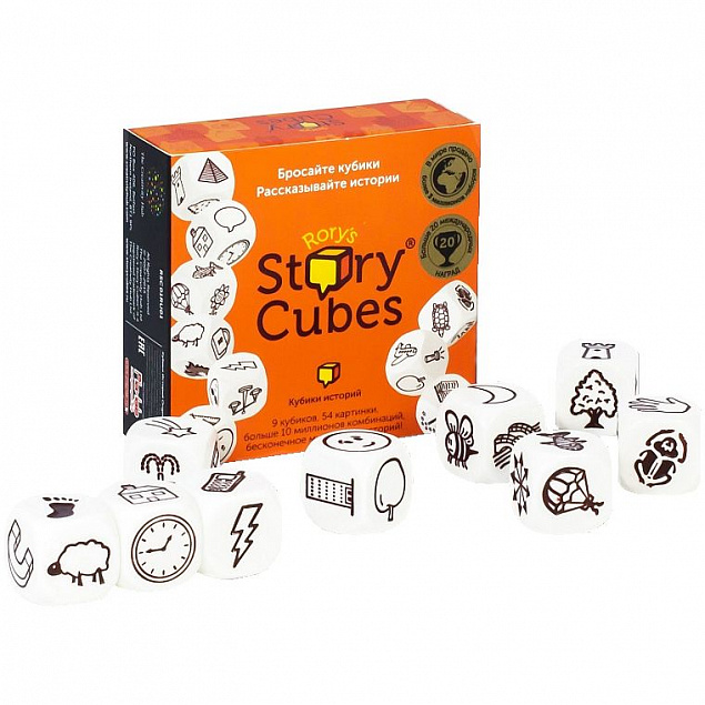 Игра «Кубики историй. Original» с логотипом в Нефтекамске заказать по выгодной цене в кибермаркете AvroraStore