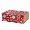 Шубер для подарочной коробки "Снежинки" с логотипом в Нефтекамске заказать по выгодной цене в кибермаркете AvroraStore