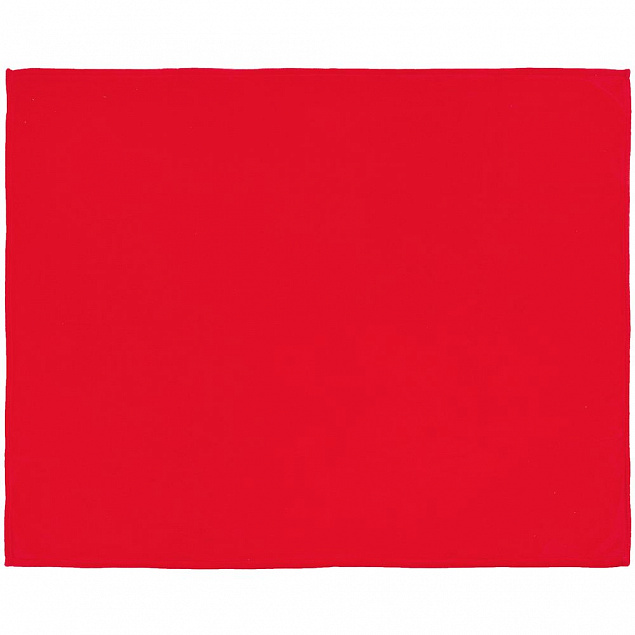 Плед Plush, красный с логотипом в Нефтекамске заказать по выгодной цене в кибермаркете AvroraStore
